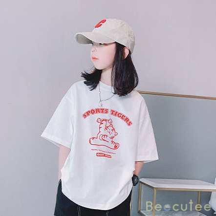 ホワイト/Tシャツ/単品