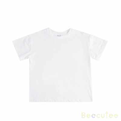 ホワイト/半袖/Tシャツ/単品