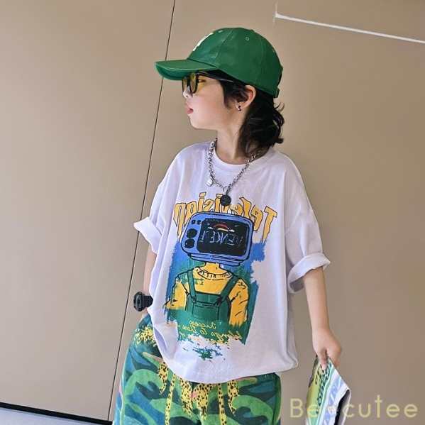 ホワイト/Tシャツ/単品